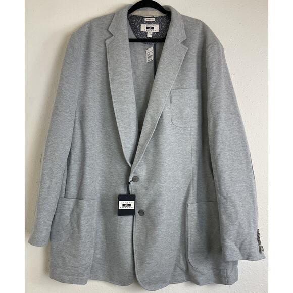 Joseph Abboud Men's Grey Elbow Patches 5XL Jacket Sports Coat $205 NWT - Picture 1 of 12
